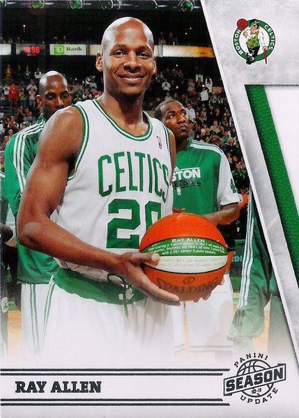 2010-11 Panini Season Update Silver #192 Ray Allen /99 Celtics!