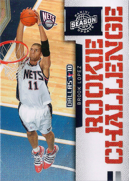 2009-10 Panini Season Update Rookie Challenge #5 Brook Lopez Nets!