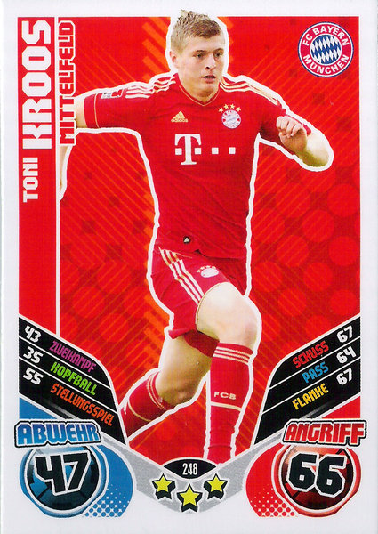 2011-12 Topps Match Attax Bundesliga Toni Kroos Bayern München