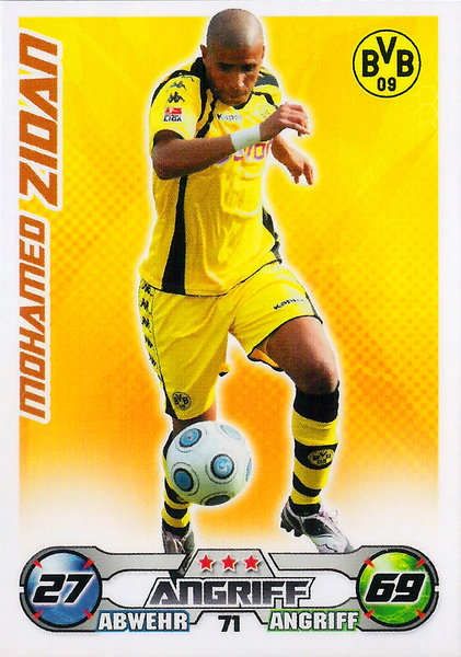 2009-10 Topps Match Attax Bundesliga Mohamed Zidan Borussia Dortmund
