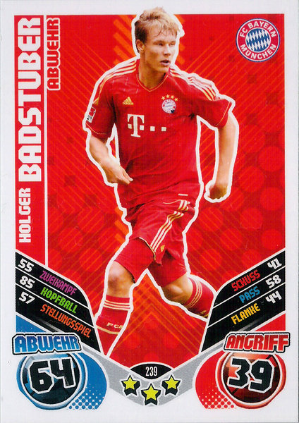 2011-12 Topps Match Attax Bundesliga Holger Badstuber Bayern München
