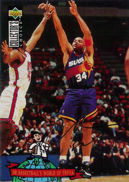 1994-95 Collector's Choice Gold Signature #406 Charles Barkley TRIV Suns!