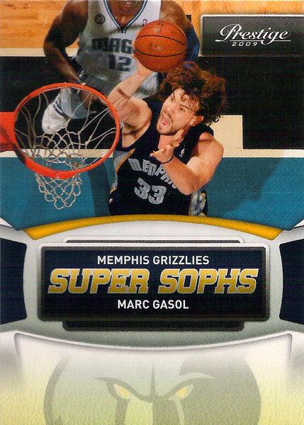 2009-10 Prestige Super Sophs #2 Marc Gasol Grizzlies!