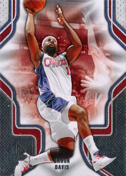 2009-10 SP Game Used #10 Baron Davis Clippers!