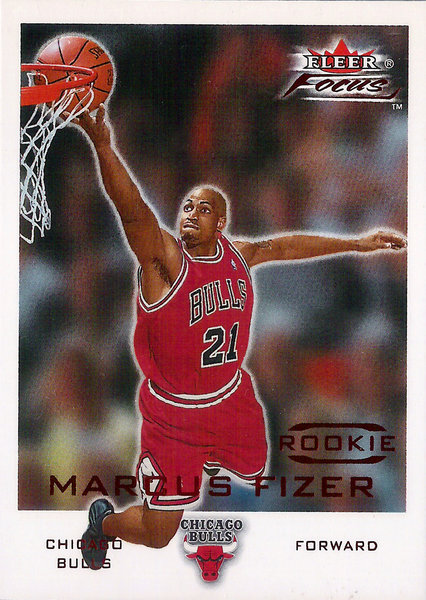 2000-01 Fleer Focus #212 Marcus Fizer F RC /1999 Bulls!