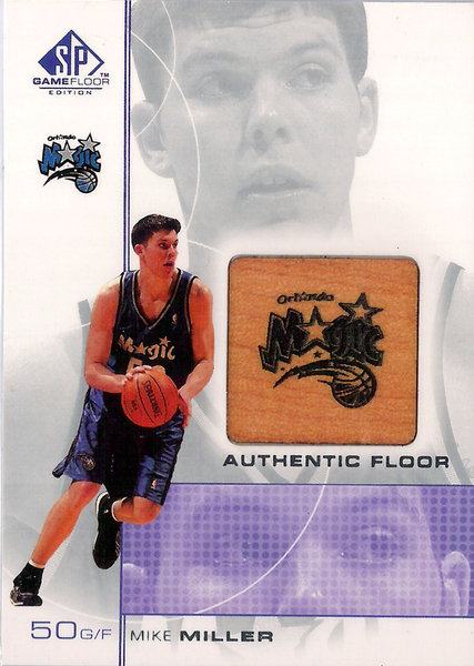 2000-01 SP Game Floor Authentic Floor #MM Mike Miller Magic!