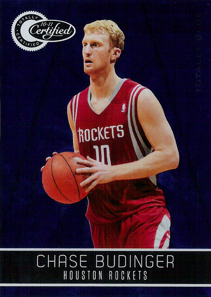 2010-11 Totally Certified Blue #114 Chase Budinger /299 Rockets!