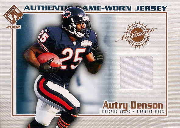 2002 Private Stock Game Worn Jersey #24 Autry Denson Bears!