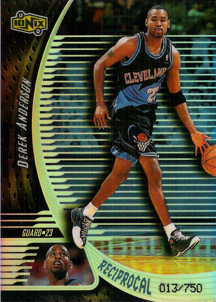1998-99 UD Ionix Reciprocal #15 Derek Anderson /750 Cavaliers!