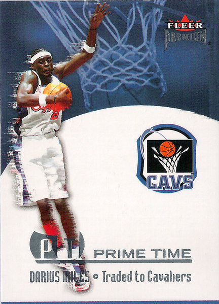 2002-03 Fleer Premium Prime Time #5 Darius Miles /1500 Clippers!