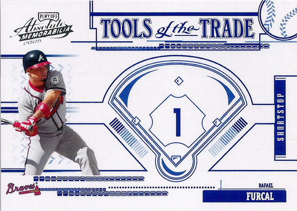 2005 Absolute Memorabilia Tools of the Trade Blue #163 Rafael Furcal /150 Braves!