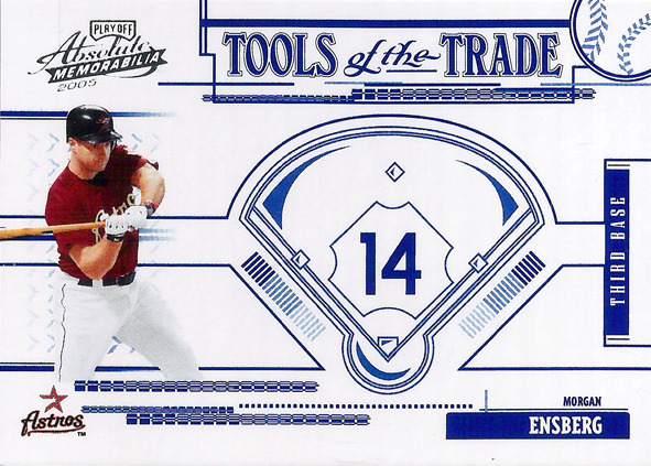 2005 Absolute Memorabilia Tools of the Trade Blue #157 Morgan Ensberg /150 Astros!
