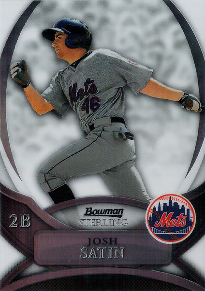 2010 Bowman Sterling Prospects Refractors #JOS Josh Satin /199 Mets!