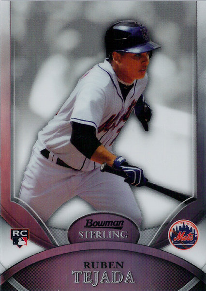 2010 Bowman Sterling Refractors #45 Ruben Tejada RC /199 Mets!