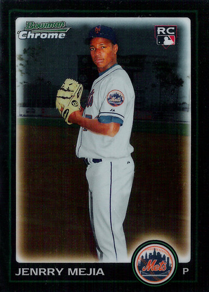 2010 Bowman Chrome #187 Jenrry Mejia RC Mets!