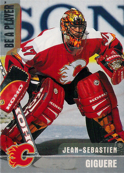 1999-00 BAP Memorabilia Silver #192 Jean-Sebastian Giguere /1000 Flames!