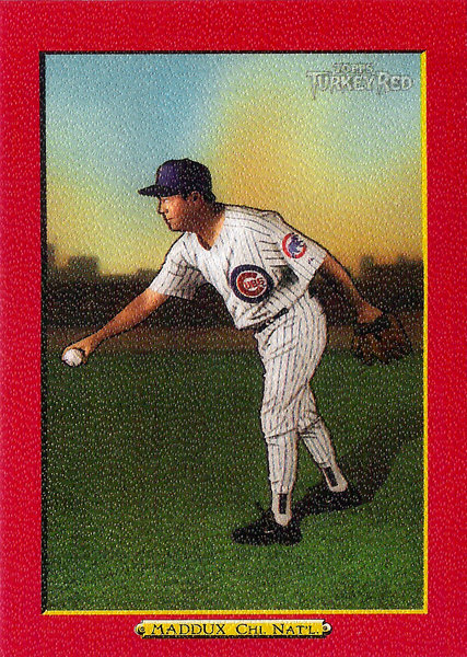 2006 Topps Turkey Red Red #395 Greg Maddux Cubs!