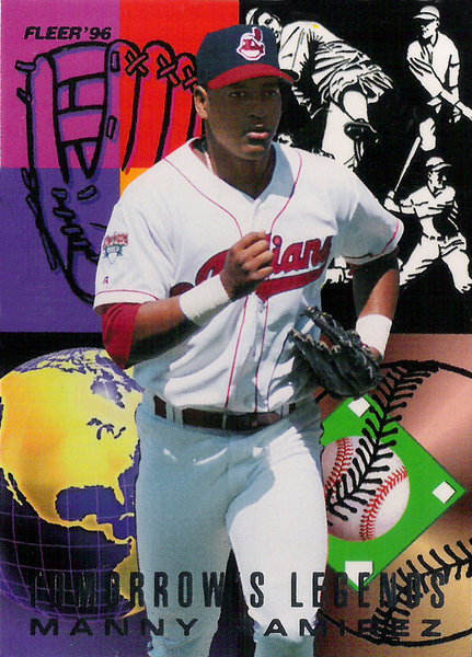1996 Fleer Tomorrow's Legends #9 Manny Ramirez Indians!