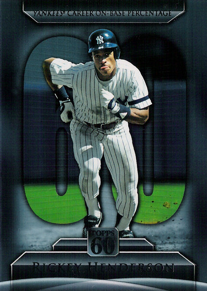 2011 Topps 60 #124 Rickey Henderson Yankees!