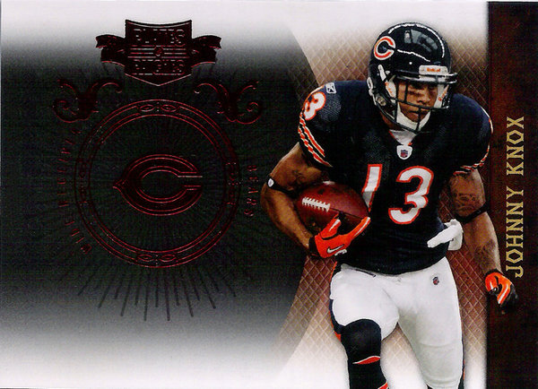 2010 Panini Plates and Patches #17 Johnny Knox /499 Bears!