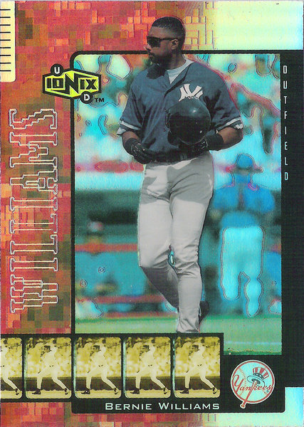 2000 UD Ionix Reciprocal #R59 Bernie Williams Yankees!
