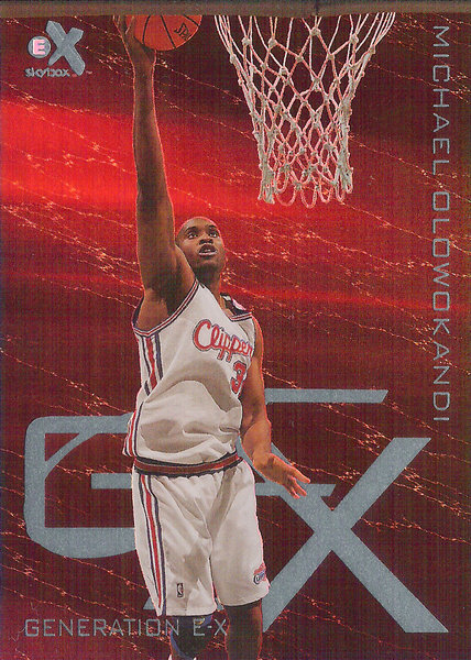 1999-00 E-X Generation E-X #GX1 Michael Olowokandi Clippers!