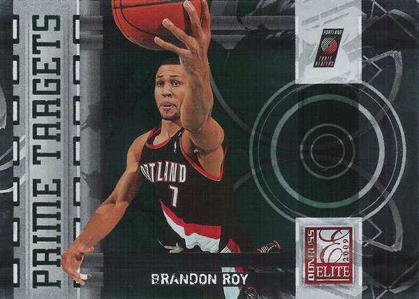 2009-10 Donruss Elite Prime Targets Green #9 Brandon Roy Trail Blazers!