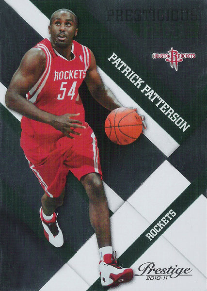 2010-11 Prestige Prestigious Picks Green #14 Patrick Patterson /499 Rockets!
