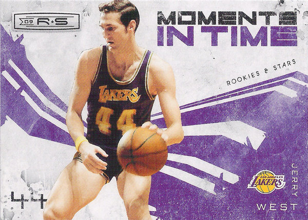 2009-10 Rookies and Stars Moments in Time #6 Jerry West Lakers!