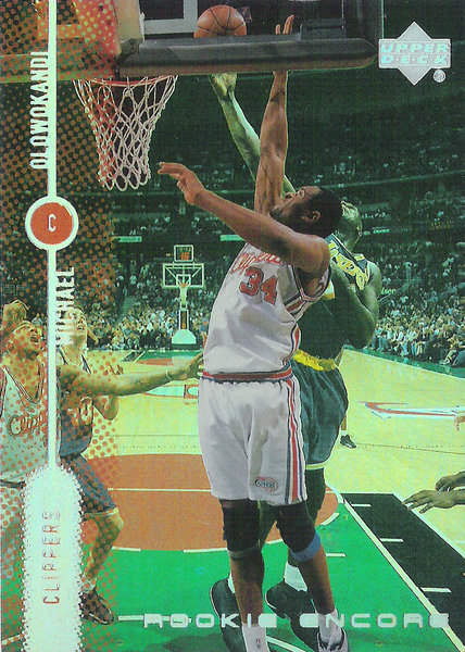 1998-99 Upper Deck Encore Rookie Encore #RE2 Michael Olowokandi Clippers!