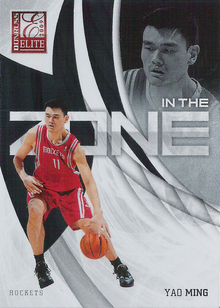 2009-10 Donruss Elite In the Zone #7 Yao Ming Rockets!