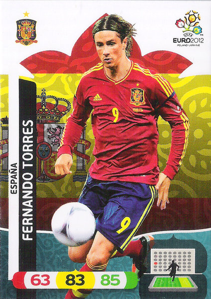 2012 Panini Adrenalyn XL EURO 2012 Fernando Torres España