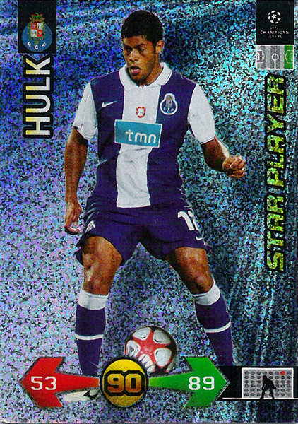 2009-10 Panini Super Strikes Champions League Star Player Hulk FC Porto