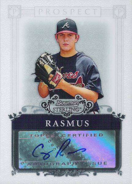 2006 Bowman Sterling Prospects #CR Cory Rasmus AUTO Braves!