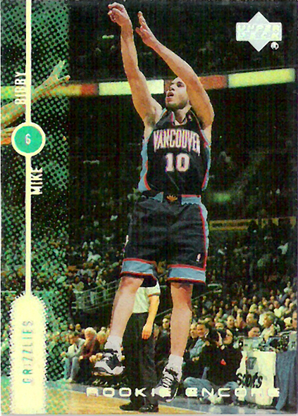 1998-99 Upper Deck Encore Rookie Encore #RE6 Mike Bibby Grizzlies!