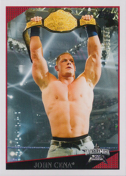 2009 Topps WWE #86 John Cena Wrestling