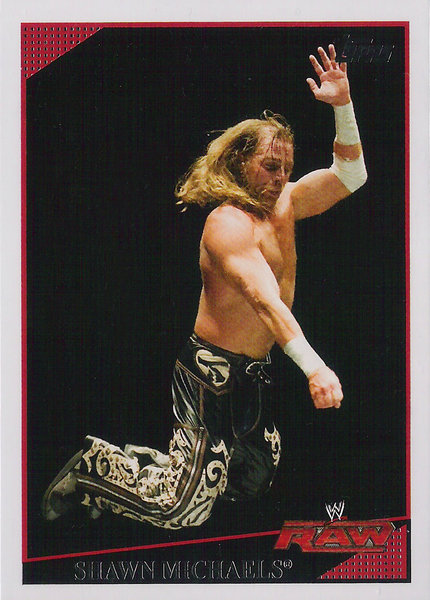 2009 Topps WWE #60 Shawn Michaels Wrestling