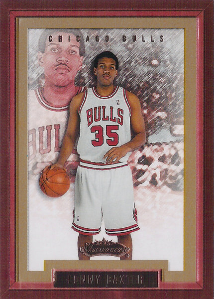 2002-03 Fleer Showcase #145 Lonny Baxter RC /1500 Bulls!