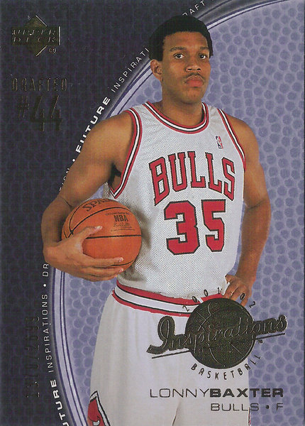 2001-02 Upper Deck Inspirations #159 Lonny Baxter XRC /2699 Bulls!