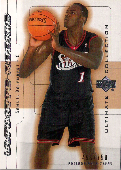 2001-02 Ultimate Collection #66 Samuel Dalembert RC /750 76ers!