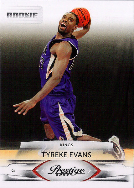 2009-10 Prestige #204 Tyreke Evans RC Kings!