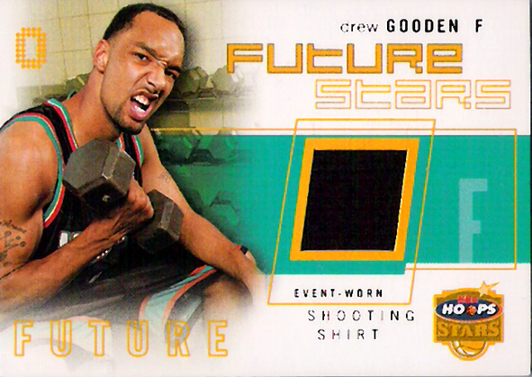 2002-03 Hoops Stars Future Stars Game-Used Drew Gooden Grizzlies!