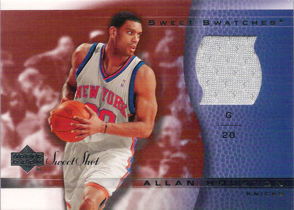 2003-04 Sweet Shot Sweet Swatches Jersey Allan Houston Knicks!