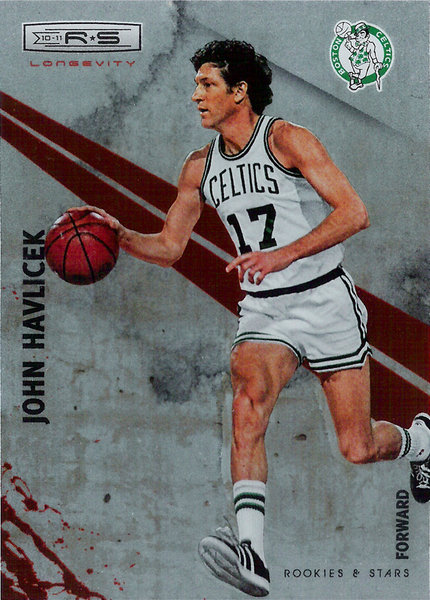 2010-11 Rookies and Stars Longevity Ruby #106 John Havlicek /250 Celtics!