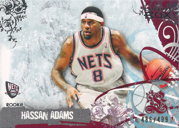 2006-07 Topps Luxury Box Red #61 Hassan Adams RC /499 Nets!