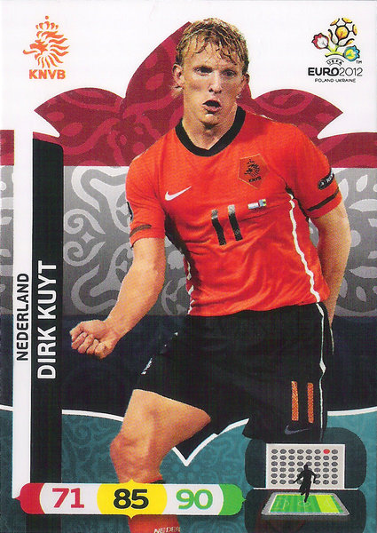 2012 Panini Adrenalyn XL EURO 2012 Dirk Kuyt Nederland