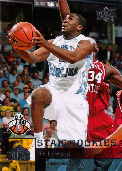2009-10 Upper Deck #235 Ty Lawson SP RC Nuggets!