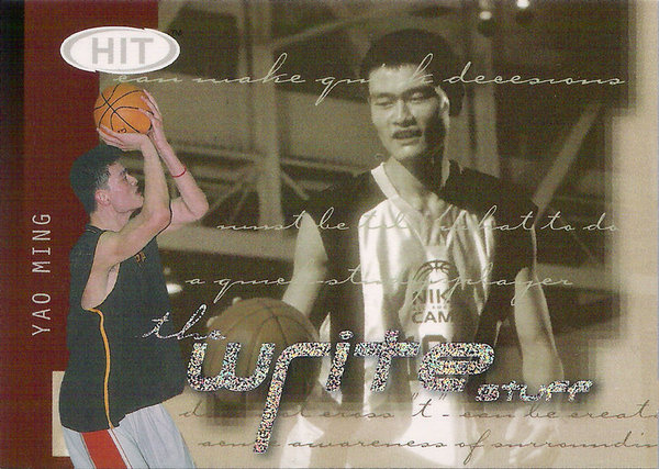 2002 SAGE HIT The Write Stuff #11 Yao Ming