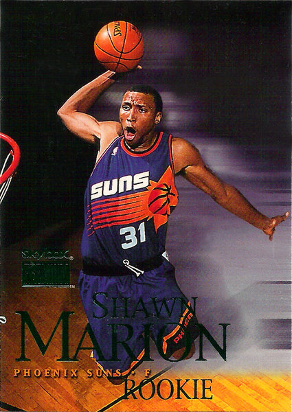 1999-00 SkyBox Premium #109A Shawn Marion SP RC Suns!