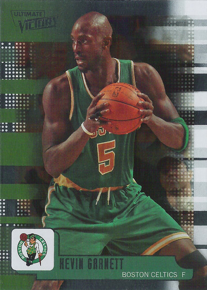 2008-09 Upper Deck MVP Ultimate Victory #4 Kevin Garnett Celtics!